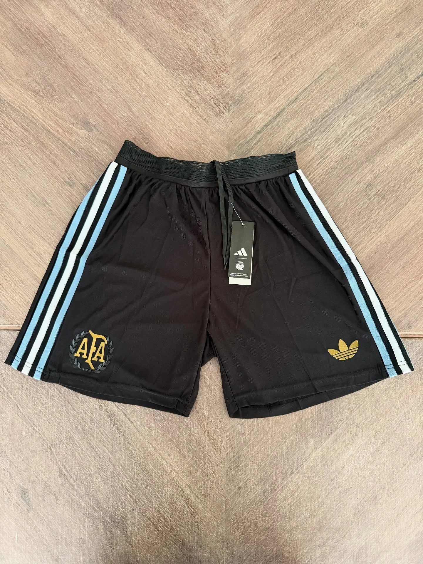 Image of Argentina 50th anniversary Black player shorts